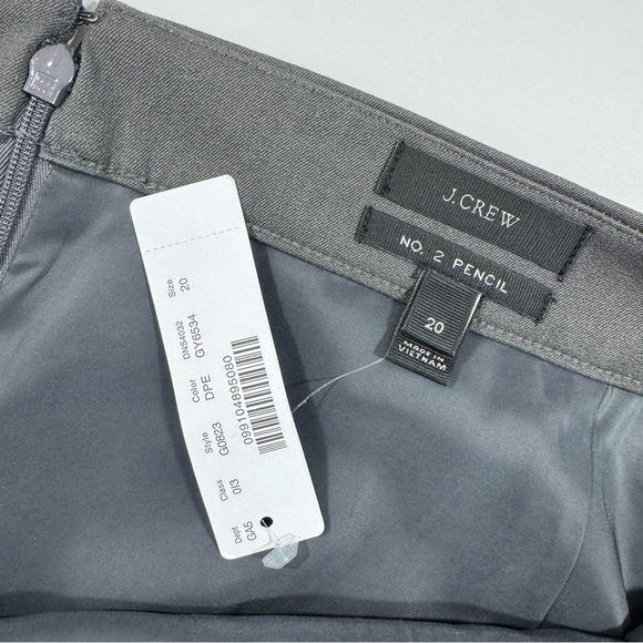 New J Crew Number 2 Pencil Skort Bi Stretch Cotton - Picture 5 of 7